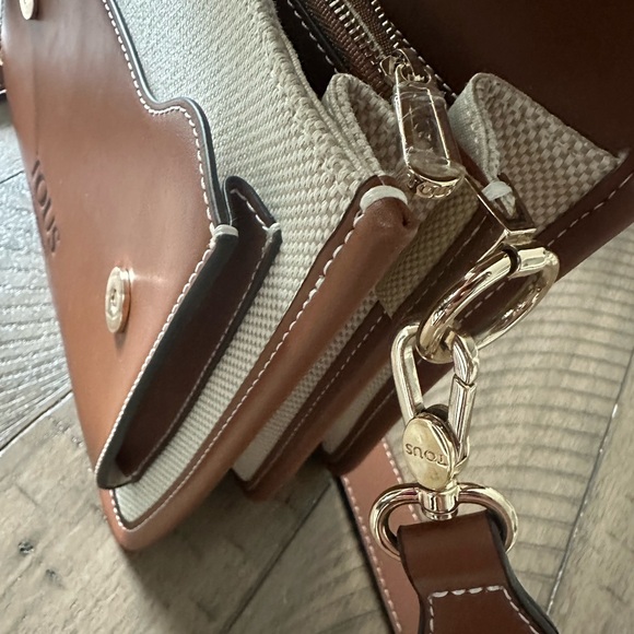 Medium Audree TOUS Crochet Crossbody Bag with Colorful Crochet Flap - Picture 3 of 8